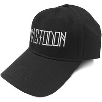 Mastodon Logo Black Baseball Cap Hat