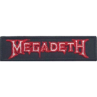 Megadeth Logo Outline Woven Patch