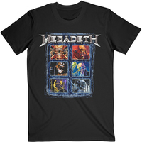 Megadeth Vic Head Grid Shirt 