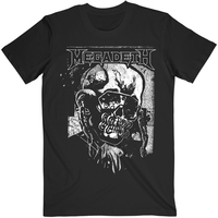 Megadeth White Hi Con Vic Shirt