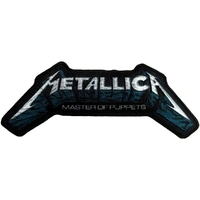 Metallica Master Of Puppets Blue Poster Logo Patch