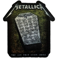 Metallica Never Die Tombstone Patch