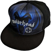 Motorhead Rock n Roll Ace Blue Mono Snapback Cap Hat