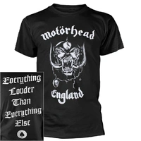 Motorhead England Everything Louder Back Print Shirt