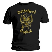 Motorhead England Classic Gold Shirt