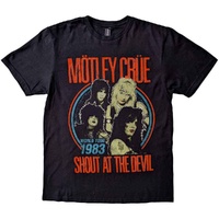 Motley Crue Shout At The Devil Vintage World Tour Shirt