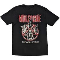 Motley Crue Vintage World Tour Pentagram Shirt