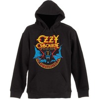 Ozzy Osbourne Bat Circle Pullover Hoodie Sweatshirt
