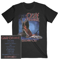 Ozzy Osbourne Blizzard Of Ozz Track List Shirt