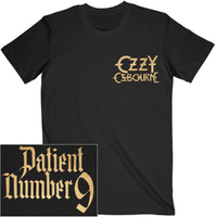 Ozzy Osbourne Patient Number 9 Gold Logo Shirt