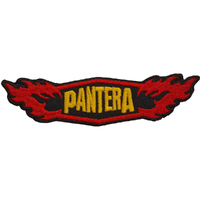Pantera Flames Logo Patch