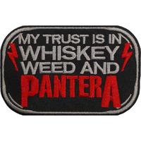 Pantera Whisky And Weed Patch