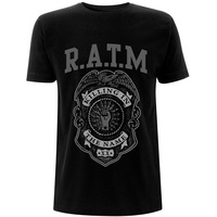 Rage Against The Machine Grey Police Badge Shirt