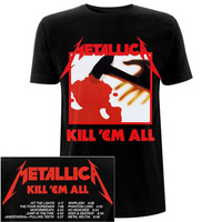 Metallica Kill Em Tracks Shirt
