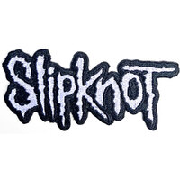 Slipknot Cut Out Logo Black Border Patch