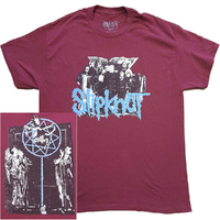 Slipknot Goat Logo Demon Maroon Shirt