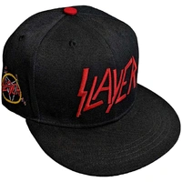 Slayer Logo Red & Black Premium Snapback Cap Hat