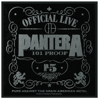 Pantera Official Live 101% Proof Patch