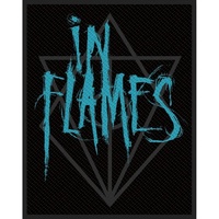 In Flames Scratched Logo Patch