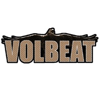 Volbeat Raven Logo Cut Out Patch