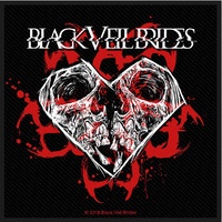 Black Veil Brides Skull Heart Patch