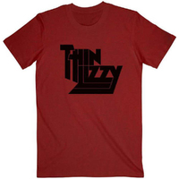 Thin Lizzy Logo Red Shirt