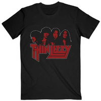Thin Lizzy Band Photo Logo Shirt
