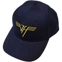 Van Halen Yellow Logo Navy Blue Baseball Cap Hat