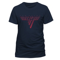 Van Halen Classic Logo Blue Shirt