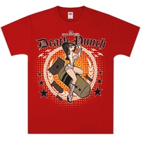 Five Finger Death Punch Bomber Girl Red Shirt