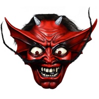 Iron Maiden Number Of The Beast Devil Eddie Latex Mask