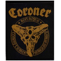 Coroner Round Logo Patch