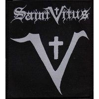 Saint Vitus White Logo Patch
