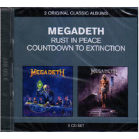 Megadeth Countdown To Extinction Rust In Peace 2 CD