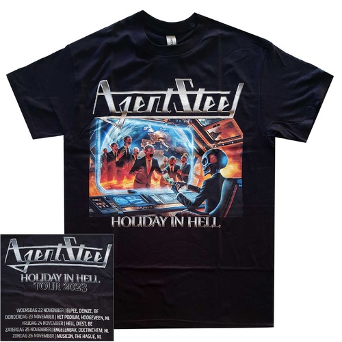 Agent Steel Holiday In Hell Tour Shirt [Size: M]