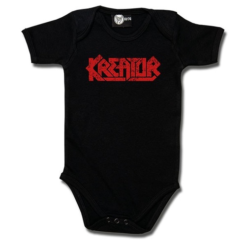 Kreator Baby Bodysuit [Size: Black 68/74 (6–12 months)]
