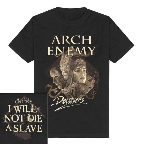 Arch Enemy Deceivers I Will Not Die A Slave Shirt [Size: S]