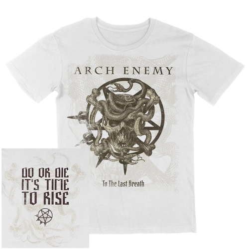 Arch Enemy To The Last Breath White Shirt [Size: S]