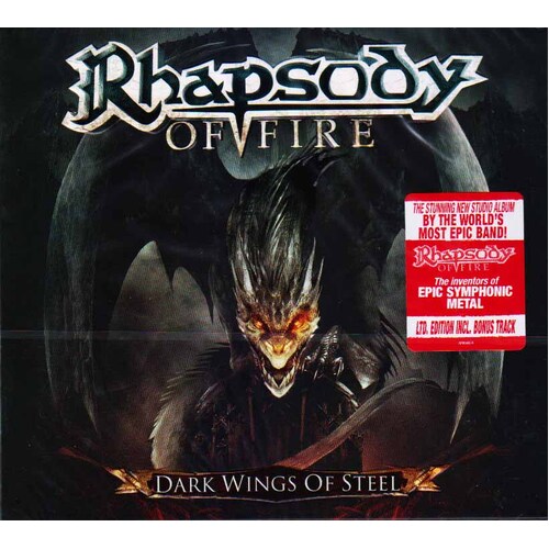 Rhapsody Of Fire Dark Wings Of Steel CD Ltd Edition Digipak