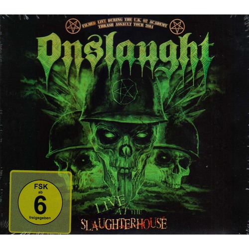 Onslaught Live At The Slaughterhouse CD DVD Digipak