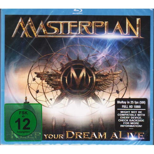 Masterplan Keep Your Dream Alive CD DVD Blu-Ray Digipak