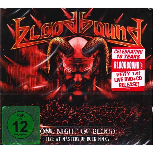 Bloodbound One Night Of Blood CD DVD Digipak