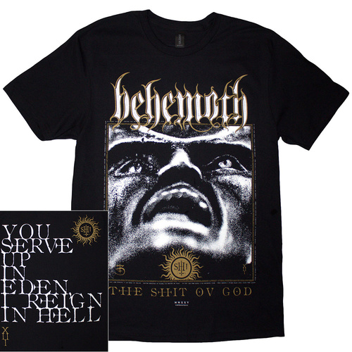 Behemoth The Shit Ov God Reign In Hell Shirt [Size: M]