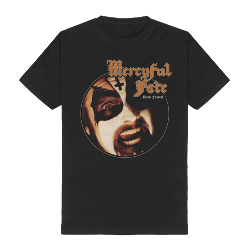 Mercyful Fate Black Funeral Cover T-Shirt [Size: M]