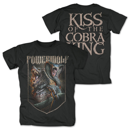 Powerwolf Kiss Of The Cobra King Shirt [Size: S]