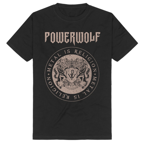 Powerwolf Crest Circle T-Shirt [Size: S]