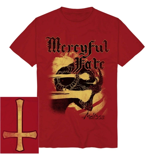 Mercyful Fate Melissa Cross Red Shirt [Size: M]