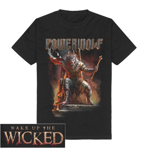 Powerwolf Wake Up The Wicked Cover Shirt [Size: M]