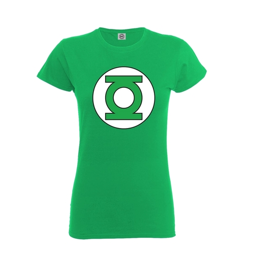 DC Original Green Lantern Emblem Girls Ladies Shirt [Size: S]