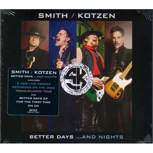 Adrian Smith & Richie Kotzen Better Days And Nights CD